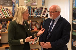 CHILD’s Founding Director speaks with Environment Minister