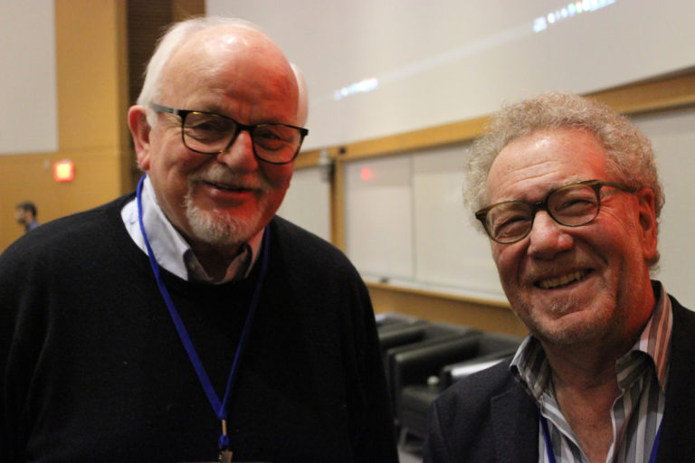 CHILD Founding Director Malcolm Sears and former AllerGen Scientific Director Judah Denburg