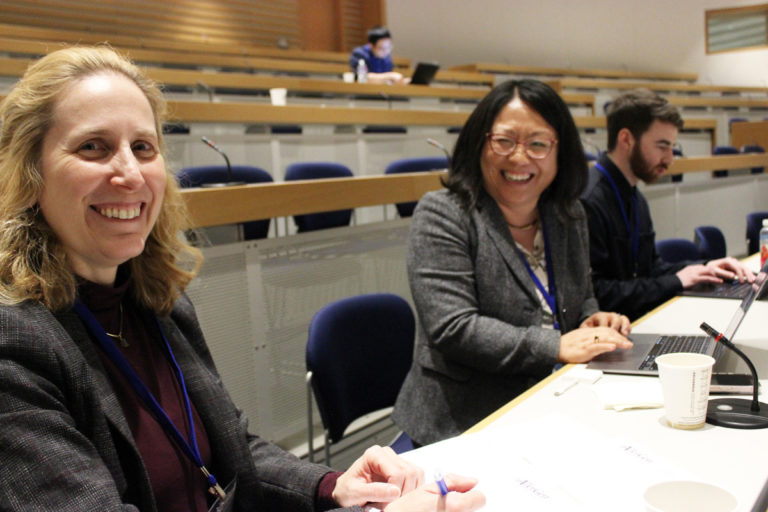 Manitoba site leader Elinor Simons & Qingling Duan