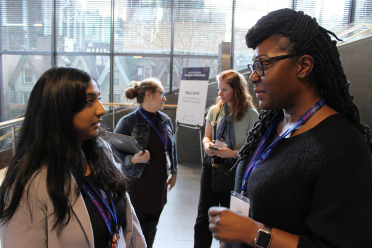 CHILD Toronto site coordinator Yaminee Charavanapavan & Program Manager Elissa Brookes